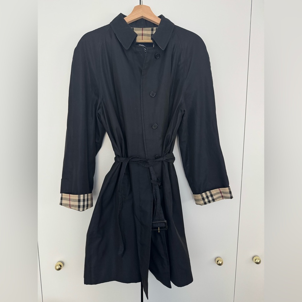 Vintage Burberry Santoni Belted Raincoat, preowned